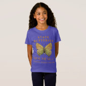 New Mexico Territory Butterfly De Hairstreak T-shirt (Voorkant volledig)