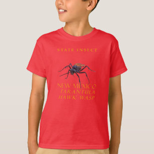 New Mexico Territory Insect Tarantula Havikwesp T-shirt