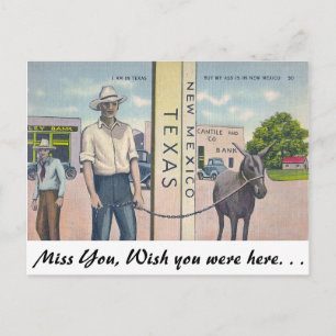 New Mexico-Texas Briefkaart