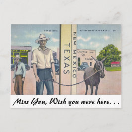 New Mexico-Texas Briefkaart