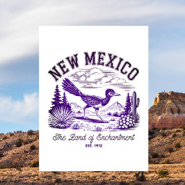 New Mexico The Land of Enchantment Est. 1912 Briefkaart