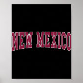 New Mexico - Throwback Design - Clic  Poster (Voorkant)