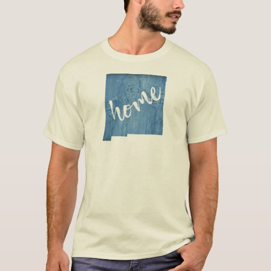 New Mexico Thuis Houtstructuur T-shirt (Voorkant)