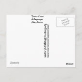 New Mexico, Tower Court, Albuquerque Briefkaart (Achterkant)