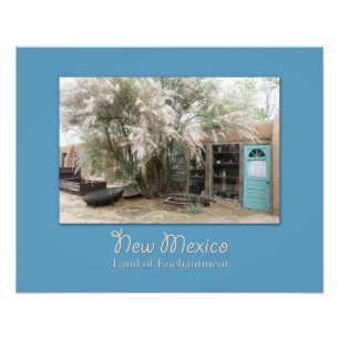 New Mexico Turquoise Trail Shops Foto print Afdruk