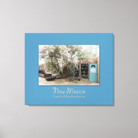 New Mexico Turquoise Trail Wrapped Canvas (Voorkant)