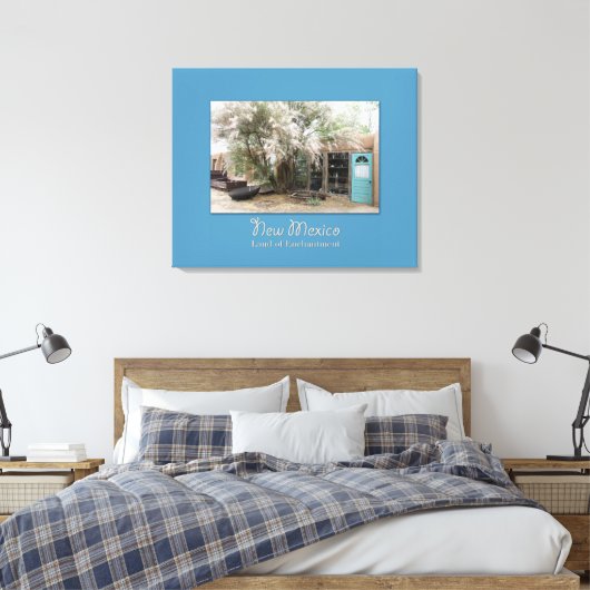 New Mexico Turquoise Trail Wrapped Canvas (Insitu (Slaapkamer))