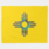 New Mexico, United States Fleece Blanke Deken (Voorkant (Horizontaal))