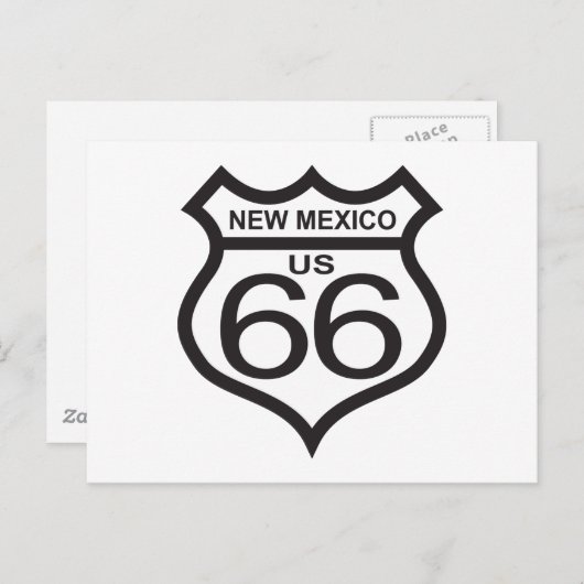 New Mexico US Route 66 Briefkaart (Voorkant / Achterkant)