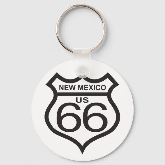 New Mexico US Route 66 Sleutelhanger (Voorkant)
