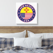 New Mexico, USA States, New Mexico canvas, poster Canvas Afdruk (Insitu (Slaapkamer))