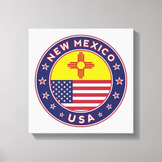 New Mexico, USA States, New Mexico canvas, poster Canvas Afdruk (Voorkant)