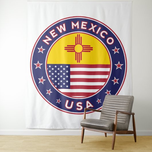 New Mexico, USA States, New Mexico canvas, poster Wandkleed (In situ)