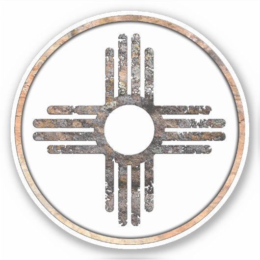 New Mexico van de Verenigde Staten van Amerika Sti Sticker (Voorkant)