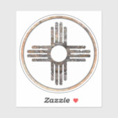New Mexico van de Verenigde Staten van Amerika Sti Sticker (Vel)