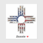 New Mexico van de Verenigde Staten van Amerika Sticker (Vel)