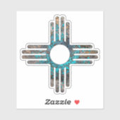 New Mexico van de Verenigde Staten van Amerika Sticker (Vel)