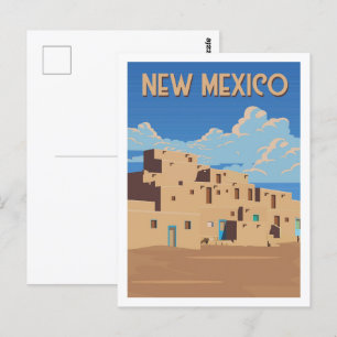 New Mexico Verenigde Staten Beroemde Reisplaats Il Briefkaart