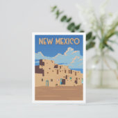 New Mexico Verenigde Staten Beroemde Reisplaats Il Briefkaart (Staand voorkant)
