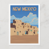 New Mexico Verenigde Staten Beroemde Reisplaats Il Briefkaart (Voorkant)