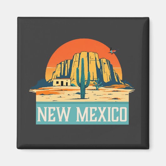 New Mexico Verenigde Staten van Amerika Magneet (Voorkant)