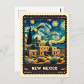New Mexico | Vincent van Gogh geïnspireerd Briefkaart (Voorkant / Achterkant)