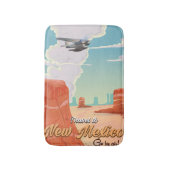 New Mexico vintage reisposter print Badmat (Voorkant Verticaal)