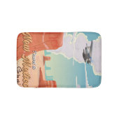 New Mexico vintage reisposter print Badmat (Voorkant)