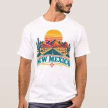 New Mexico Vintage Route Woestijnweg T-Shirt