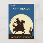 New Mexico Vintage Travel Poster Briefkaart (Voorkant)