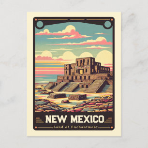 New Mexico   Vintage van patriottische spirit Briefkaart