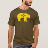 New Mexico Vlag Beer T-shirt (Voorkant)