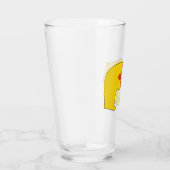 New Mexico Vlag Dragende Glas (Rechts)