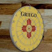 New Mexico vlag met Zia symbool Dartbord