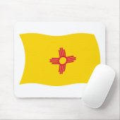 New Mexico Vlag Muismat (Met muis)