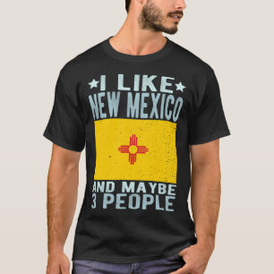New Mexico Vlaggenstaat Ik hou van New Mexico T-shirt