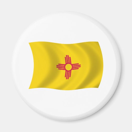New Mexico Vlagmagneet Magneet (Voorkant)