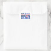 New Mexico voor Biden Harris Ronde Sticker (Tas)