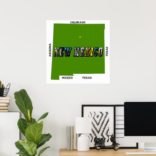 New Mexico, VSAPoster Poster (Thuiskantoor)