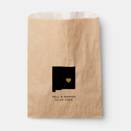 New Mexico Wedding Favor Treat Sacks, Gift Bags Bedankzakje