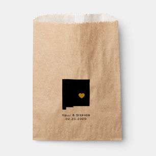 New Mexico Wedding Favor Treat Sacks, Gift Bags Bedankzakje