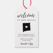 New Mexico Wedding Welcome Favor Cadeaulabel (Voorkant)