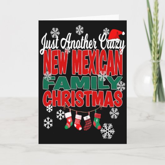 New Mexico Xmas Another Crazy New Mexican Family C Kaart (Voorkant)