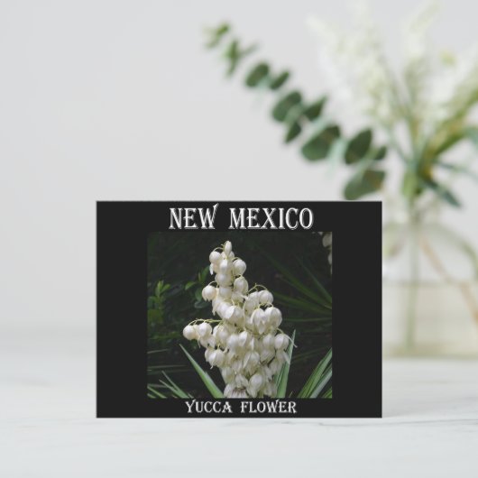 New Mexico Yucca Flower Briefkaart (Staand voorkant)