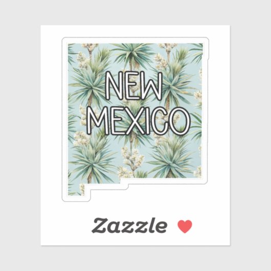 New Mexico Yucca Sticker (Vel)