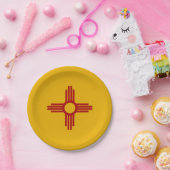 New Mexico Zai Sun Papieren Bordje (Feest)