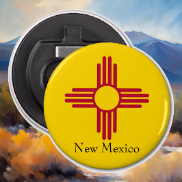 New Mexico Zia Bottle Opener Koelkast Magnet