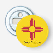 New Mexico Zia Bottle Opener Koelkast Magnet (Voorkant)