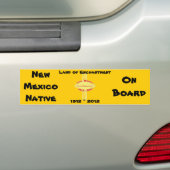New Mexico - Zia Centennial Celebration Bumpersticker (Op auto)