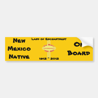 New Mexico - Zia Centennial Celebration Bumpersticker